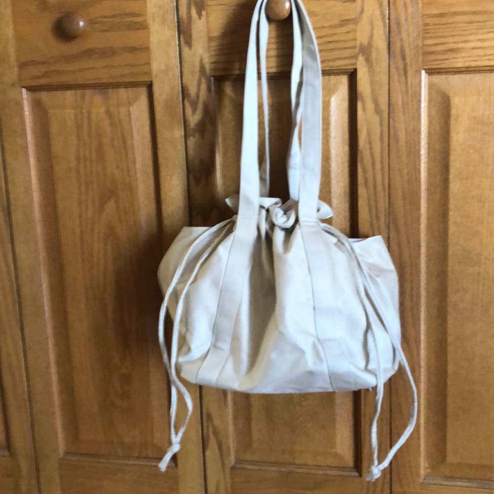 Pendleton Drawstring Handbag Beige - image 1